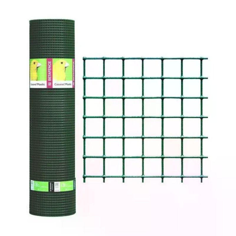 Betafence Casanet rete elettrosaldata plastificata nera, 100 cm x 25 m