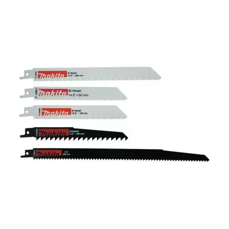 Makita P-83945 Set 5 Lame per Sega a Sciabola