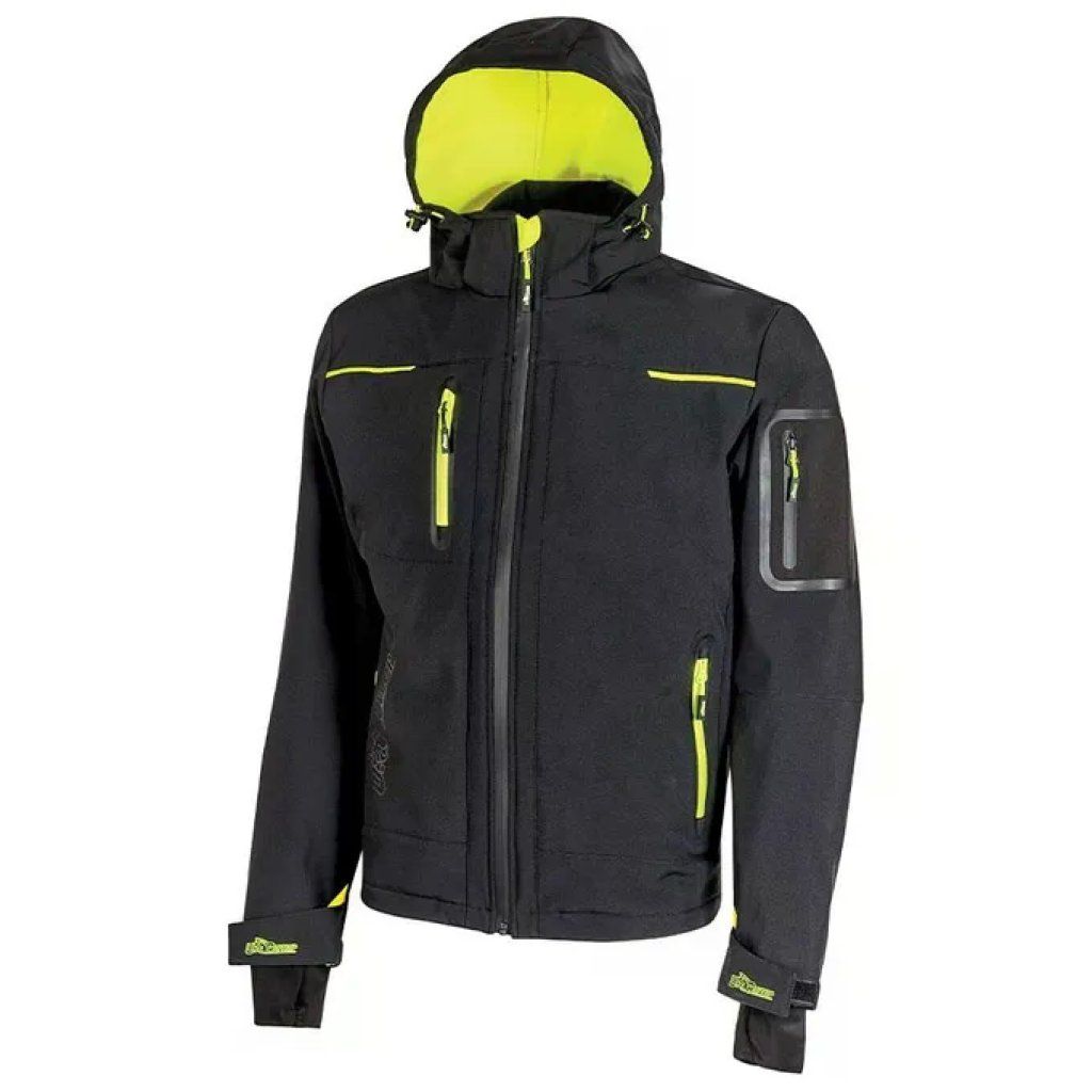 U-Power Space FU187BC Giacca Softshell da Lavoro Nera