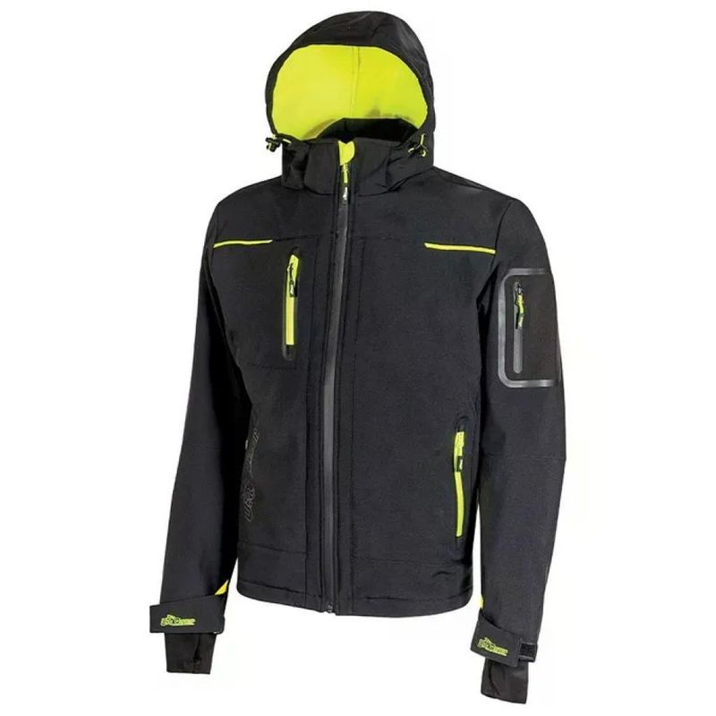 U-Power Space FU187BC Giacca Softshell da Lavoro Nera