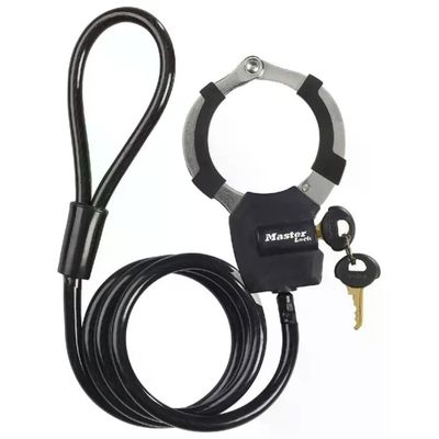 MASTERLOCK Master Lock Street Cuff 8275EURDPROBLK – Lucchetto antifurto nero, cavo 100 cm MASTERLOCK Master Lock Street Cuff 8275EURDPROBLK – Lucchetto antifurto nero, cavo 100 cm