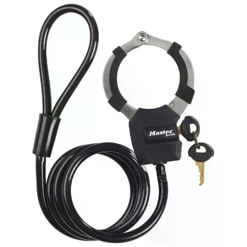 MASTERLOCK Master Lock Street Cuff 8275EURDPROBLK – Lucchetto antifurto nero, cavo 100 cm MASTERLOCK Master Lock Street Cuff 8275EURDPROBLK – Lucchetto antifurto nero, cavo 100 cm