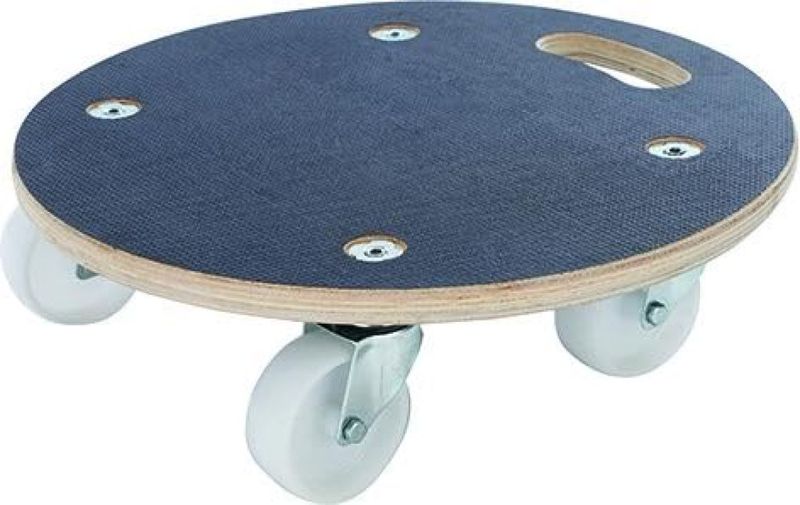 Vigor-Blinky Carrellino Tondo Portatutto in Legno – Portata 250 kg Vigor-Blinky Carrellino Tondo Portatutto in Legno – Portata 250 kg