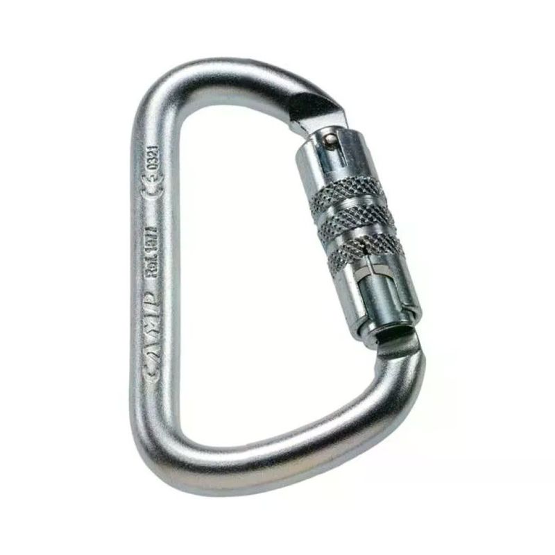 CAMP D PRO 2LOCK – Moschettone in acciaio zincato 52 kN, 11,4 cm