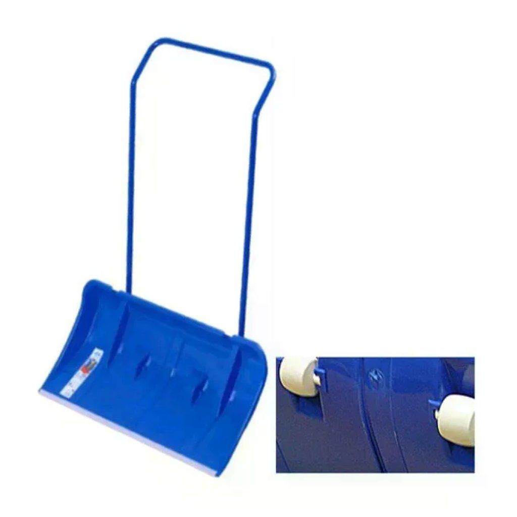 YEPPON Prosperplast ES14057 Arctic Pala a Spinta Sgombraneve con Ruote Lama ABS 82x44 cm colore Blu