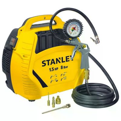 Stanley Air Kit Compressore Portatile Oil-Free 1100 W, 8 bar