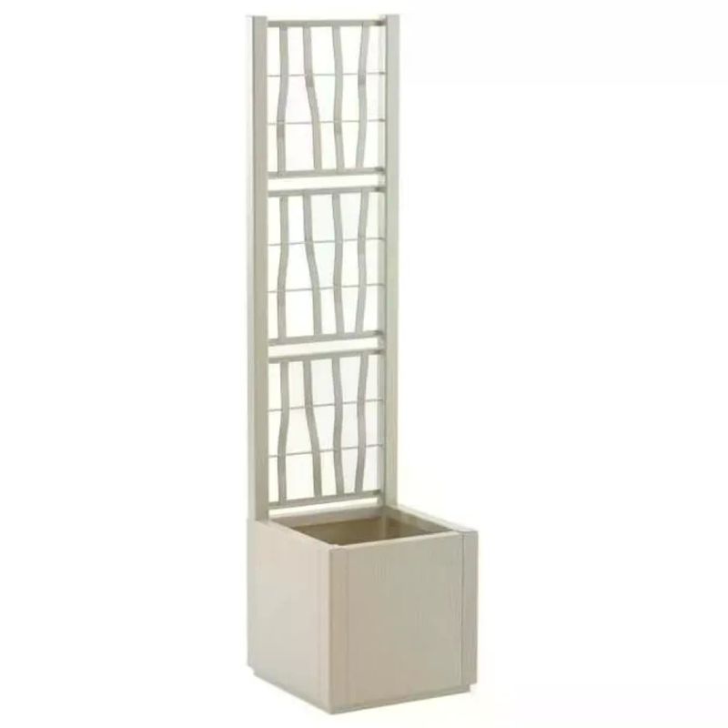 STEFANPLAST Ethica Fioriera con Spalliera, Gesso, 36 × 36 × 140 cm STEFANPLAST Ethica Fioriera con Spalliera, Gesso, 36 × 36 × 140 cm