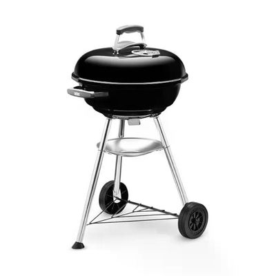 Weber Compact Kettle 47 cm Barbecue a Carbone Nero Weber Compact Kettle 47 cm Barbecue a Carbone Nero