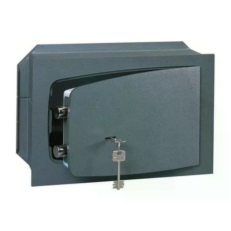 CISA 8A010 Cassaforte a Muro con Chiave a Doppia Mappa, 31 × 19 × 20 cm