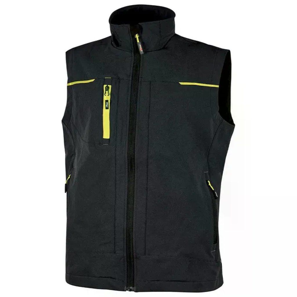 U-Power Saturn PE181BC – Gilet da lavoro uomo nero, taglia L