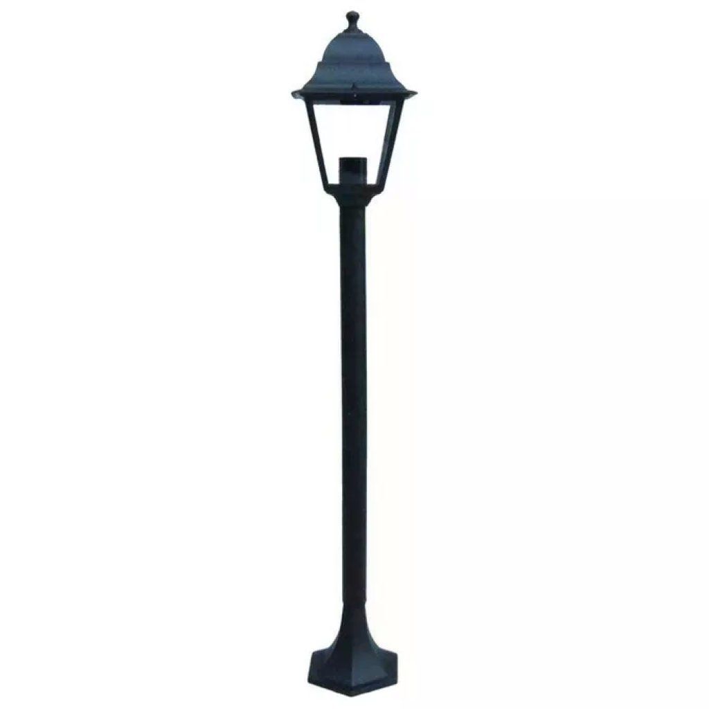 VIGOR-BLINKY Filicudi lanterna da esterno su palo, 110 cm, E27 60 W, IP44, alluminio nero VIGOR-BLINKY Filicudi lanterna da esterno su palo, 110 cm, E27 60 W, IP44, alluminio nero