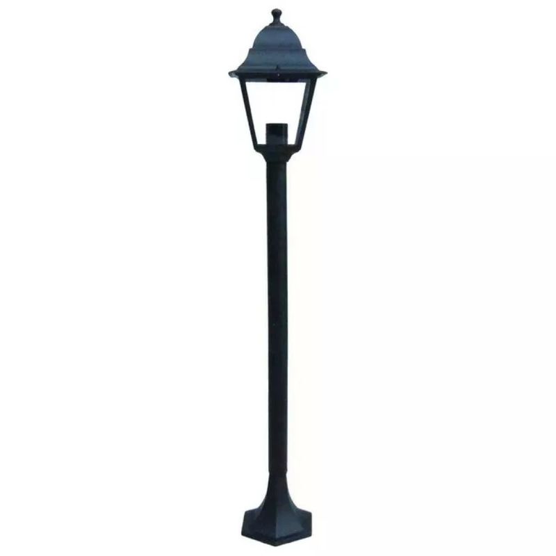 VIGOR-BLINKY Filicudi lanterna da esterno su palo, 110 cm, E27 60 W, IP44, alluminio nero VIGOR-BLINKY Filicudi lanterna da esterno su palo, 110 cm, E27 60 W, IP44, alluminio nero