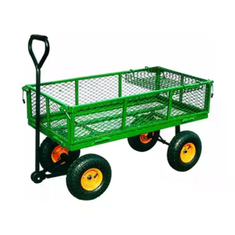 IL CAMPO Cruk 07888 – Carrello con vasca grigliata 95 L, portata 300 kg, 4 ruote pneumatiche IL CAMPO Cruk 07888 – Carrello con vasca grigliata 95 L, portata 300 kg, 4 ruote pneumatiche