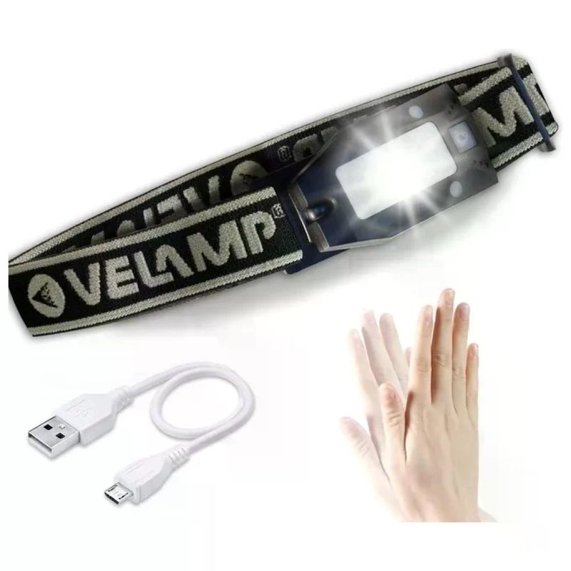 Velamp IH523 Lampada Frontale LED Ricaricabile 2 W