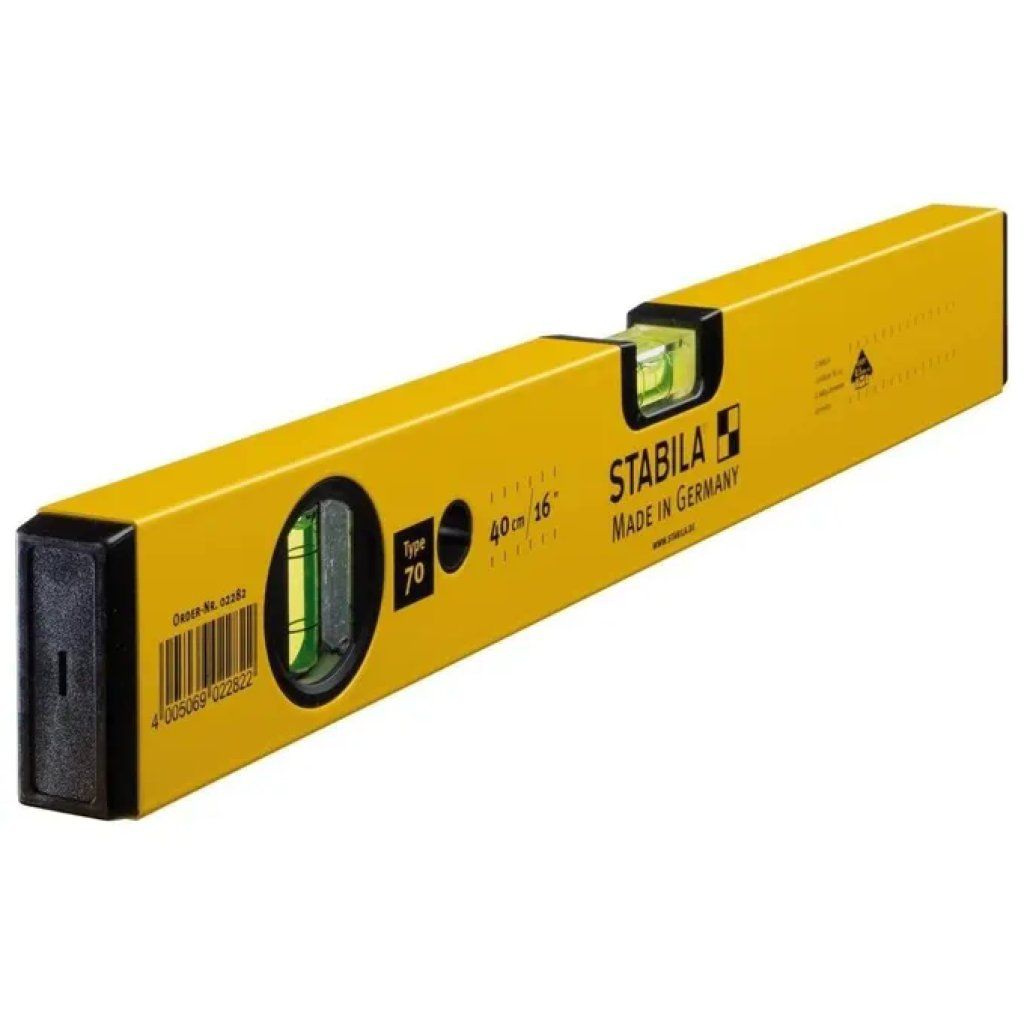 Stabila Livella in Alluminio con 2 Bolle, 40 cm