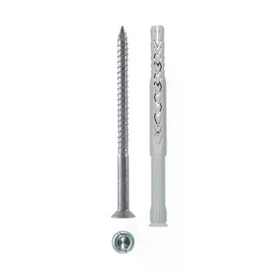 Fischer 506476 Tassello nylon prolungato con vite 8x120 mm testa svasata piana impronta TORX SXRL