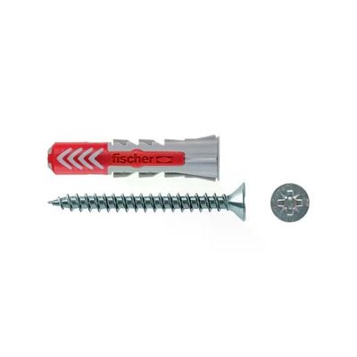 Fischer DuoPower 8x40 mm, tasselli universali con vite, confezione da 50 Fischer DuoPower 8x40 mm, tasselli universali con vite, confezione da 50