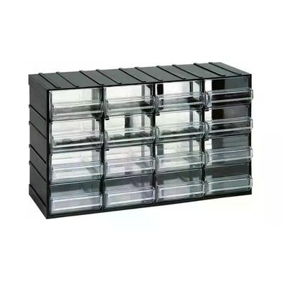 Art Plast ZA1626 Cassettiera Portaminuteria con 16 Cassetti Trasparenti