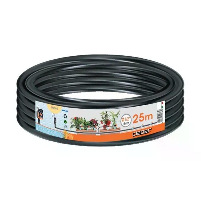 Claber 90362 Tubo Collettore per Irrigazione a Goccia 1/2” – 15 m