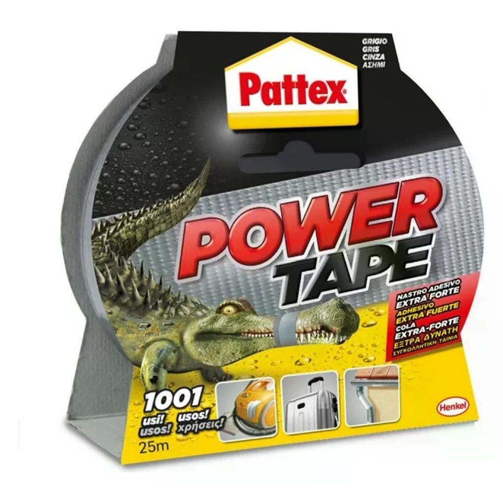 HENKEL Pattex Power Tape nastro telato impermeabile grigio 50 mm x 5 m