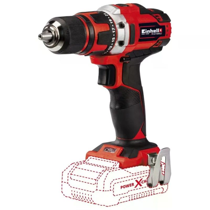 Einhell TE-CD 18/40 Li-Solo Trapano Avvitatore 18 V, 40 Nm Einhell TE-CD 18/40 Li-Solo Trapano Avvitatore 18 V, 40 Nm