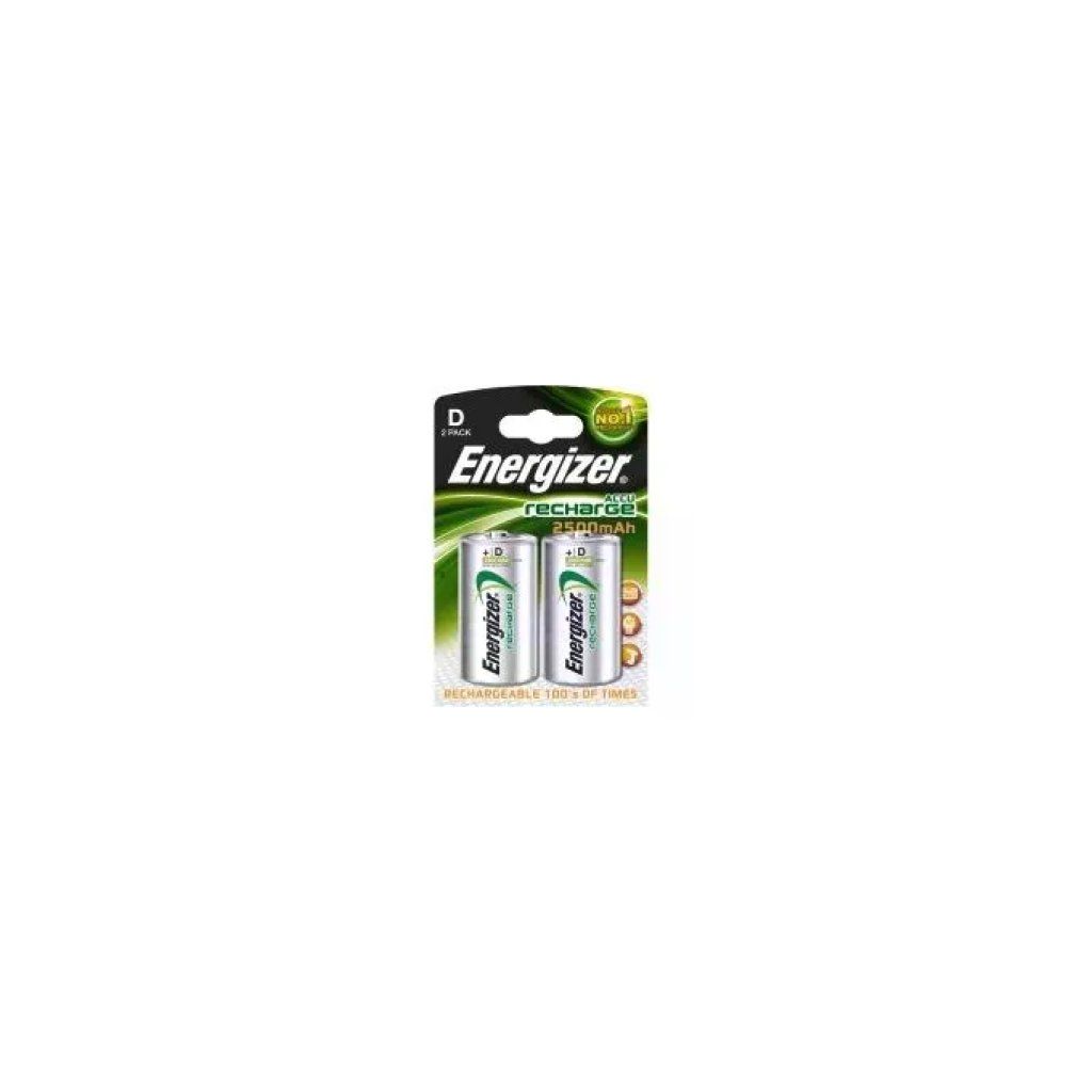 Energizer Recharge D 2500 mAh – 2 pile ricaricabili Energizer Recharge D 2500 mAh – 2 pile ricaricabili