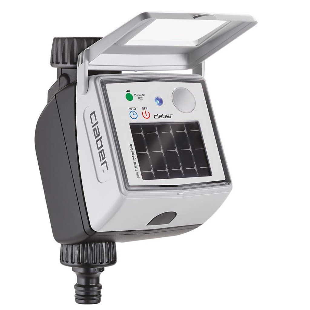 Claber 8497 MyaQuaSolar Tempo – Programmatore per irrigazione solare Claber 8497 MyaQuaSolar Tempo – Programmatore per irrigazione solare