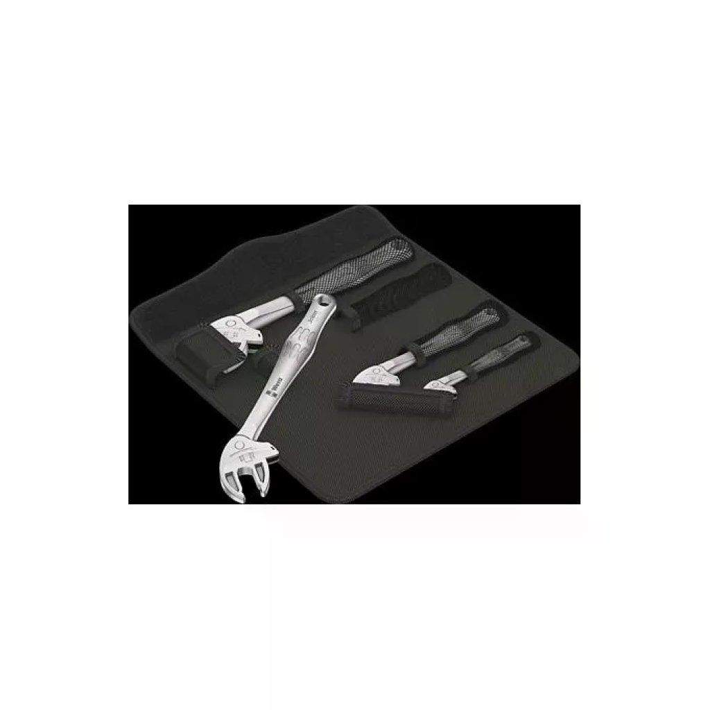 Wera Joker 6004 Set 1 – Set 4 chiavi autoregolanti con cricchetto, 7–19 mm
