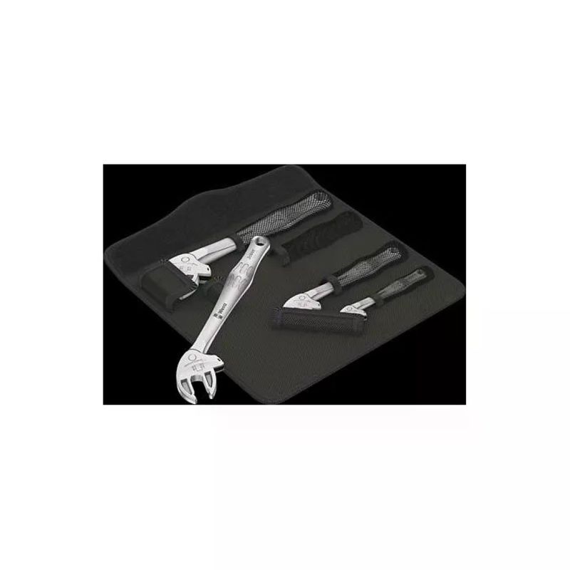 Wera Joker 6004 Set 1 – Set 4 chiavi autoregolanti con cricchetto, 7–19 mm