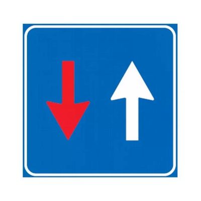 3G Cartello Senso Alternato con Diritto di Precedenza 60x60 cm