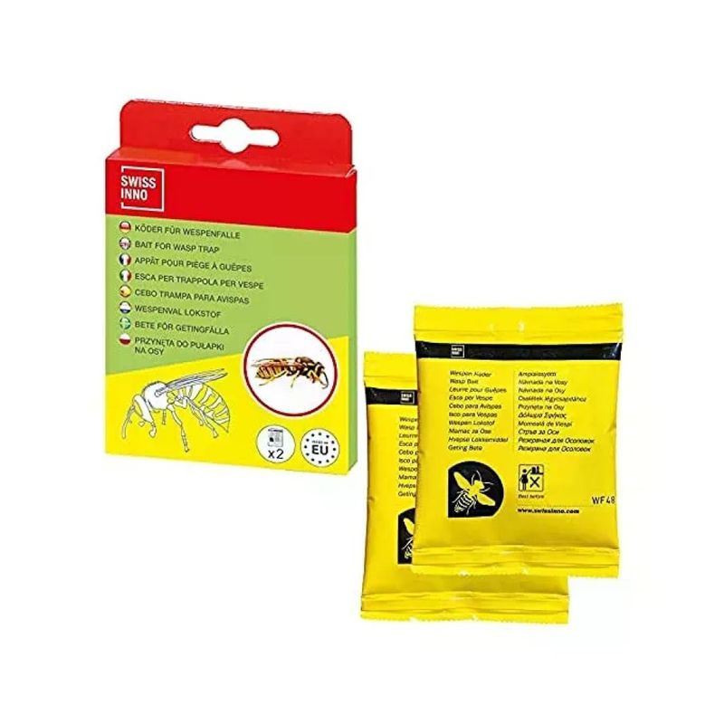 Swissinno Natural Control Esca Ecologica per Trappola Vespe, 2 Bustine