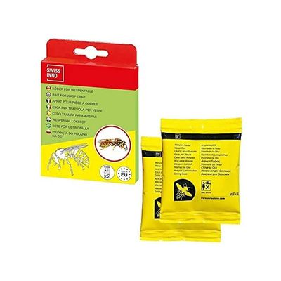Swissinno Natural Control Esca di Ricambio per Trappola Vespe, 2 Bustine