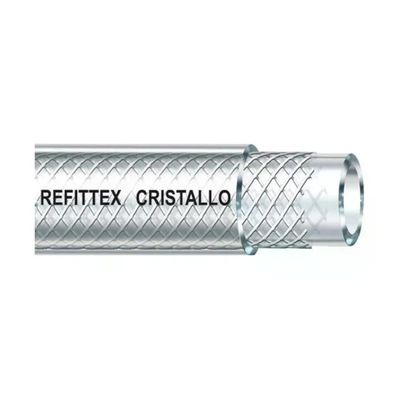 FITT Refittex Cristallo Tubo Flessibile in PVC Rinforzato, 10×16 mm, Rotolo da 50 m