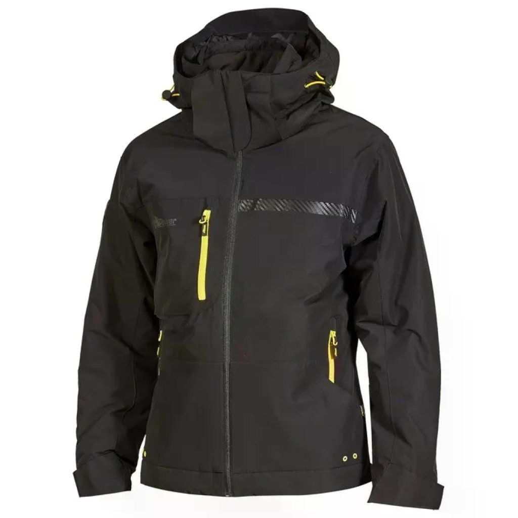 U-Power Wink Giacca da Lavoro Invernale, Grafene, Nero/Giallo, Taglia M