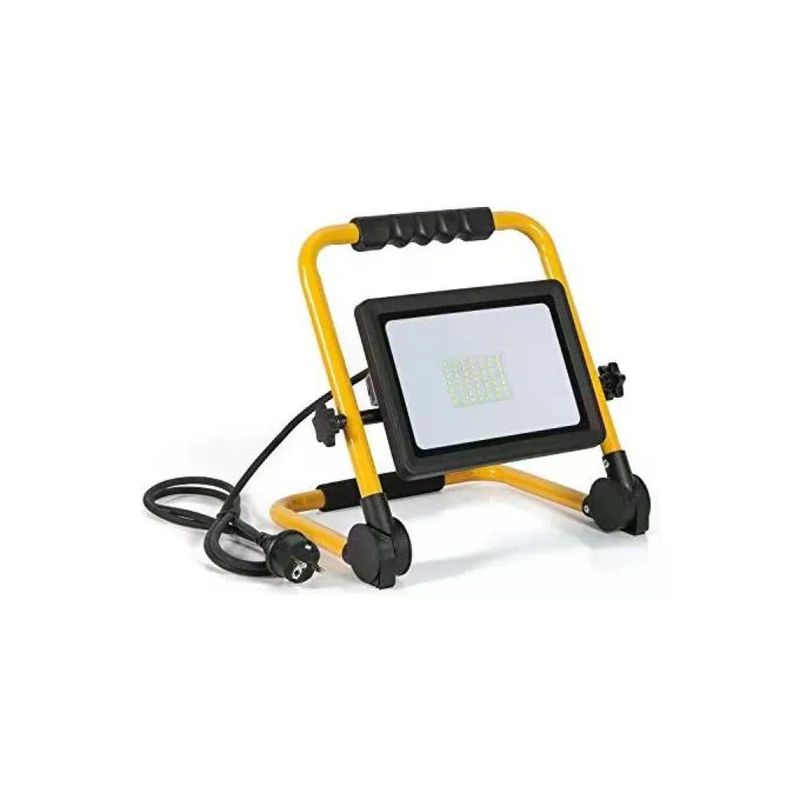 FME Fanton FME62672 Proiettore LED Portatile 50 W, 4000 lm, IP44 con Supporto e Cavo da 3 m FME Fanton FME62672 Proiettore LED Portatile 50 W, 4000 lm, IP44 con Supporto e Cavo da 3 m