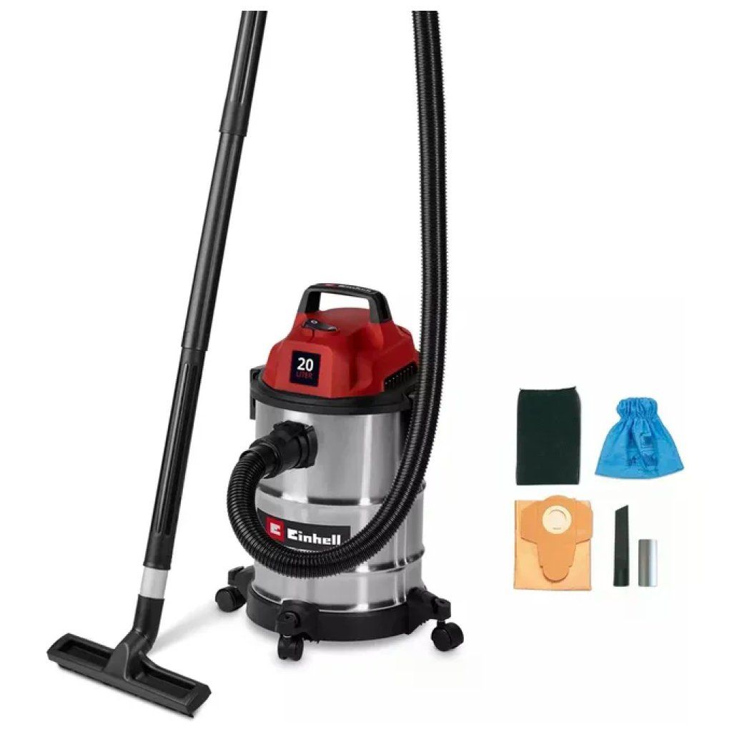 Einhell TC-VC 2045 S Aspiratore solidi e liquidi 900 W, 20 L