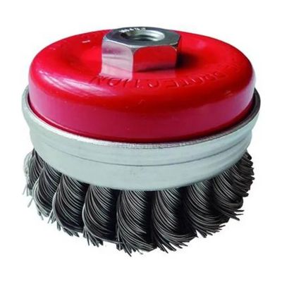 VIGOR-BLINKY Vigor Spazzola a Tazza con Fili Ritorti M14 80 mm
