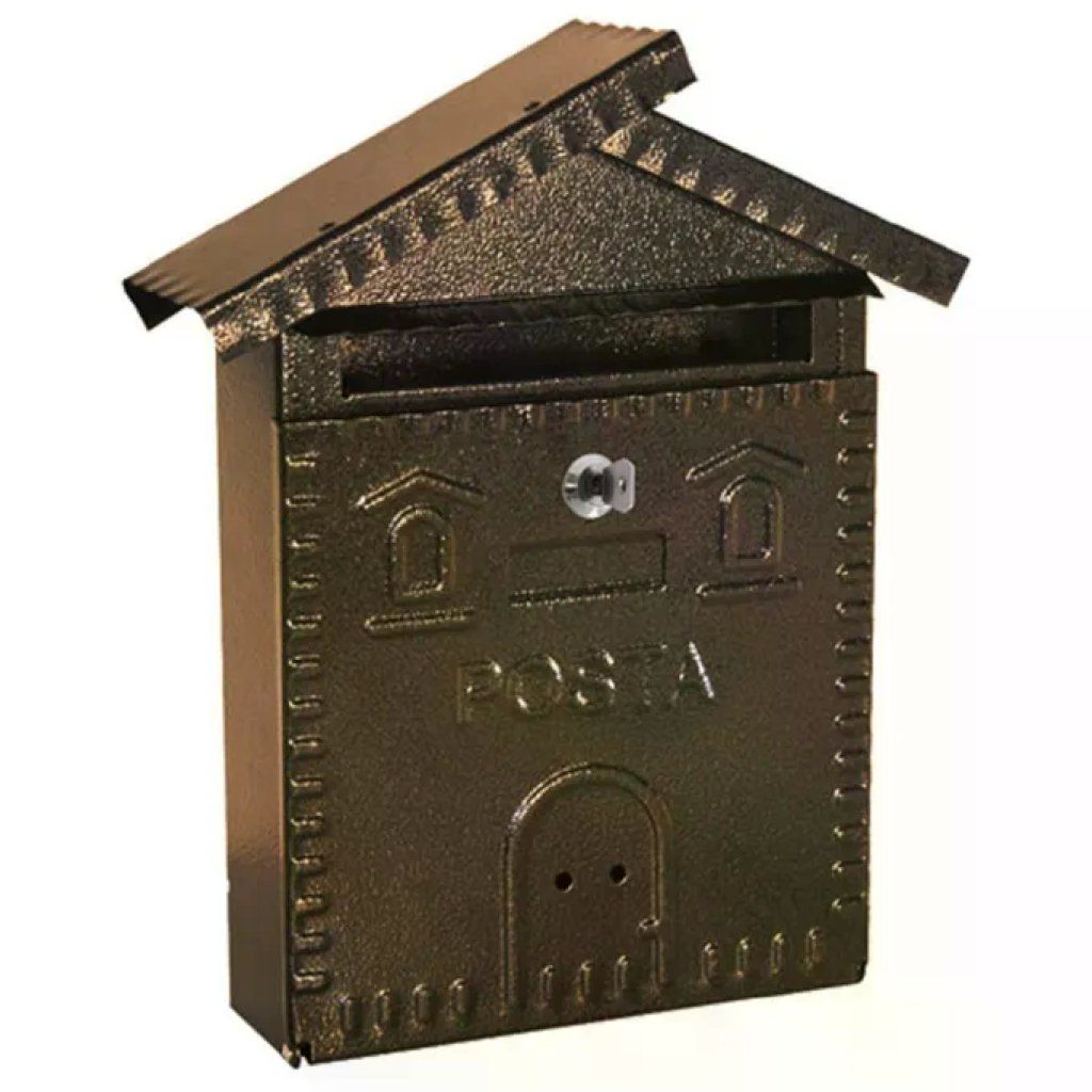 Mille 8052190067327 Cassetta Postale da Esterno Modello Casetta Ferro Battuto Antracite 28x9x35 cm Mille 8052190067327 Cassetta Postale da Esterno Modello Casetta Ferro Battuto Antracite 28x9x35 cm