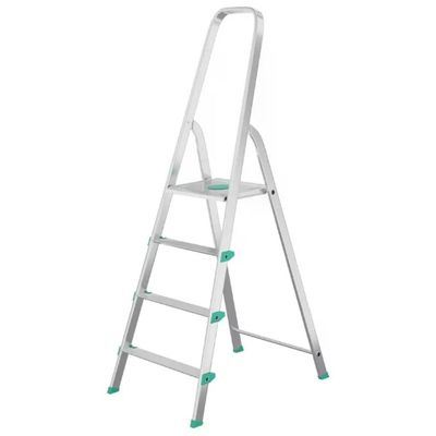 Colombo Libellula S107A04W Scala a Sgabello in Alluminio, 4 Gradini