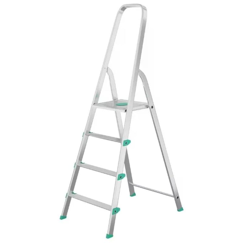 Colombo Libellula S107A04W Scala a Sgabello in Alluminio, 4 Gradini