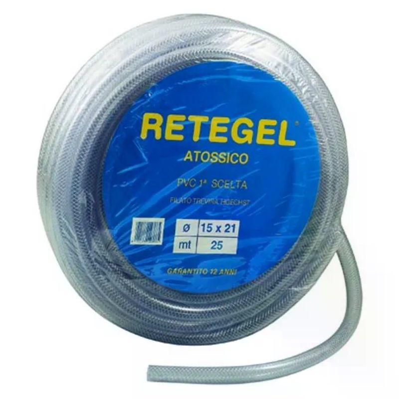 VIGOR-BLINKY Vigor Tubo Rete-Gel Cristallo Atossico 25 m, 15 x 21 mm