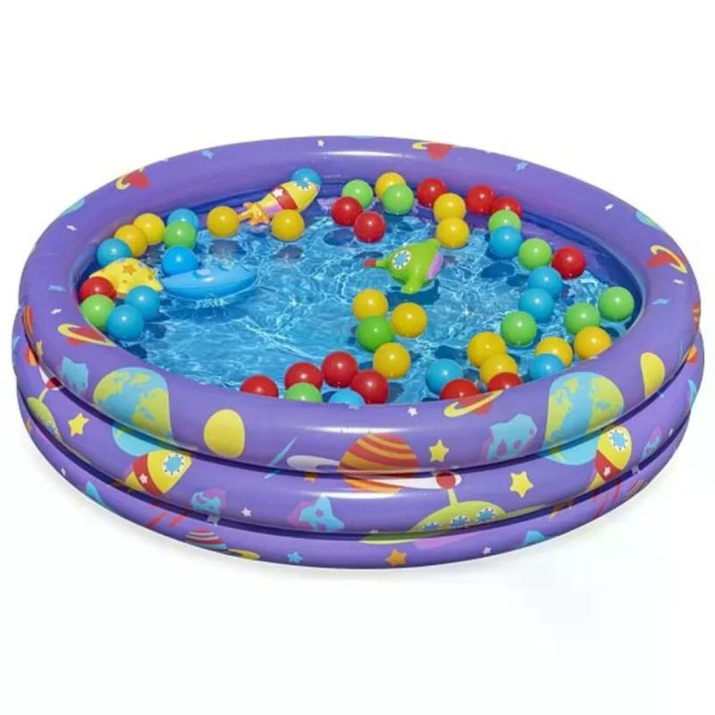 Bestway piscina gonfiabile per bambini con 50 palline, 102 x 25 cm