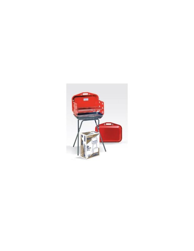 FILCASALINGHI Barbecue a Carbonella Portatile FILCASALINGHI con Griglia Regolabile