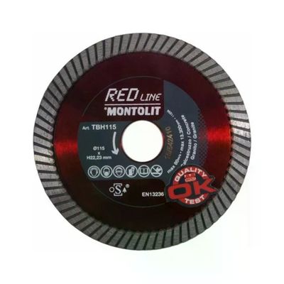 Montolit TBH115 Red Line Disco Diamantato Turbo 115 mm