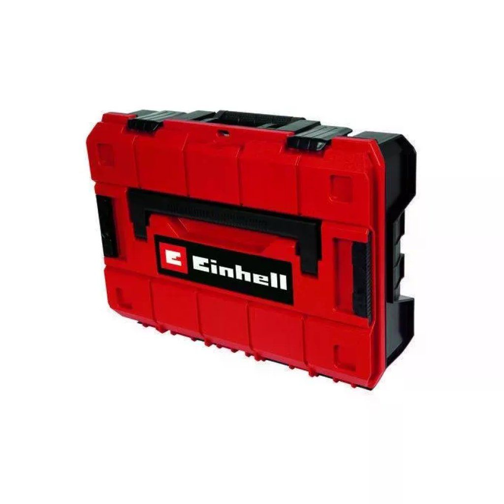 Einhell E-Case S-F – Valigetta impilabile con inserti in schiuma, nera