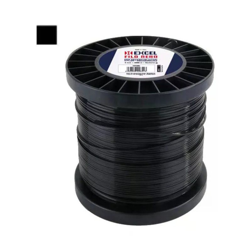 EXCEL Quadro Pro filo per decespugliatore, nylon nero, 2,7 mm, 240 m EXCEL Quadro Pro filo per decespugliatore, nylon nero, 2,7 mm, 240 m