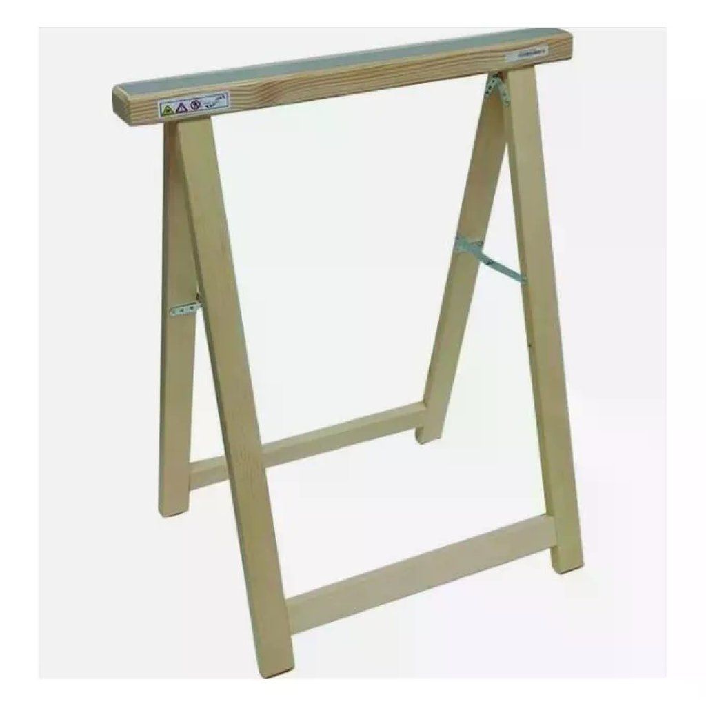 VIGOR-BLINKY Cavalletto da lavoro pieghevole in abete Vigor, altezza 75 cm