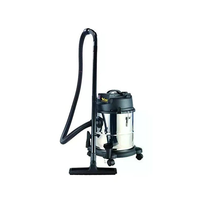 VIGOR-BLINKY Vigor VBA-20L Bidone Aspiratutto Inox 20 L, 1200 W