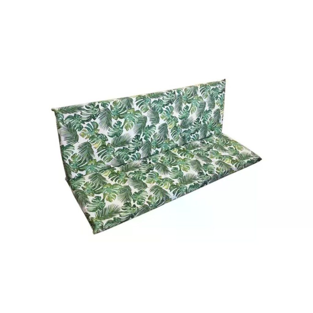 OLIBO Bahamas Set cuscini per dondolo 2 posti, sfoderabili, verde tropicale OLIBO Bahamas Set cuscini per dondolo 2 posti, sfoderabili, verde tropicale