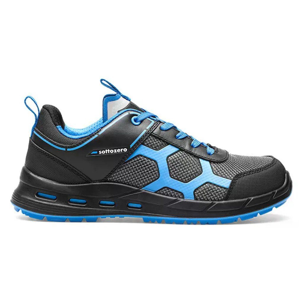 Sottozero SZ100B43 Scarpe Antinfortunistiche S1PS Uomo, Nero e Blu, Taglia 43